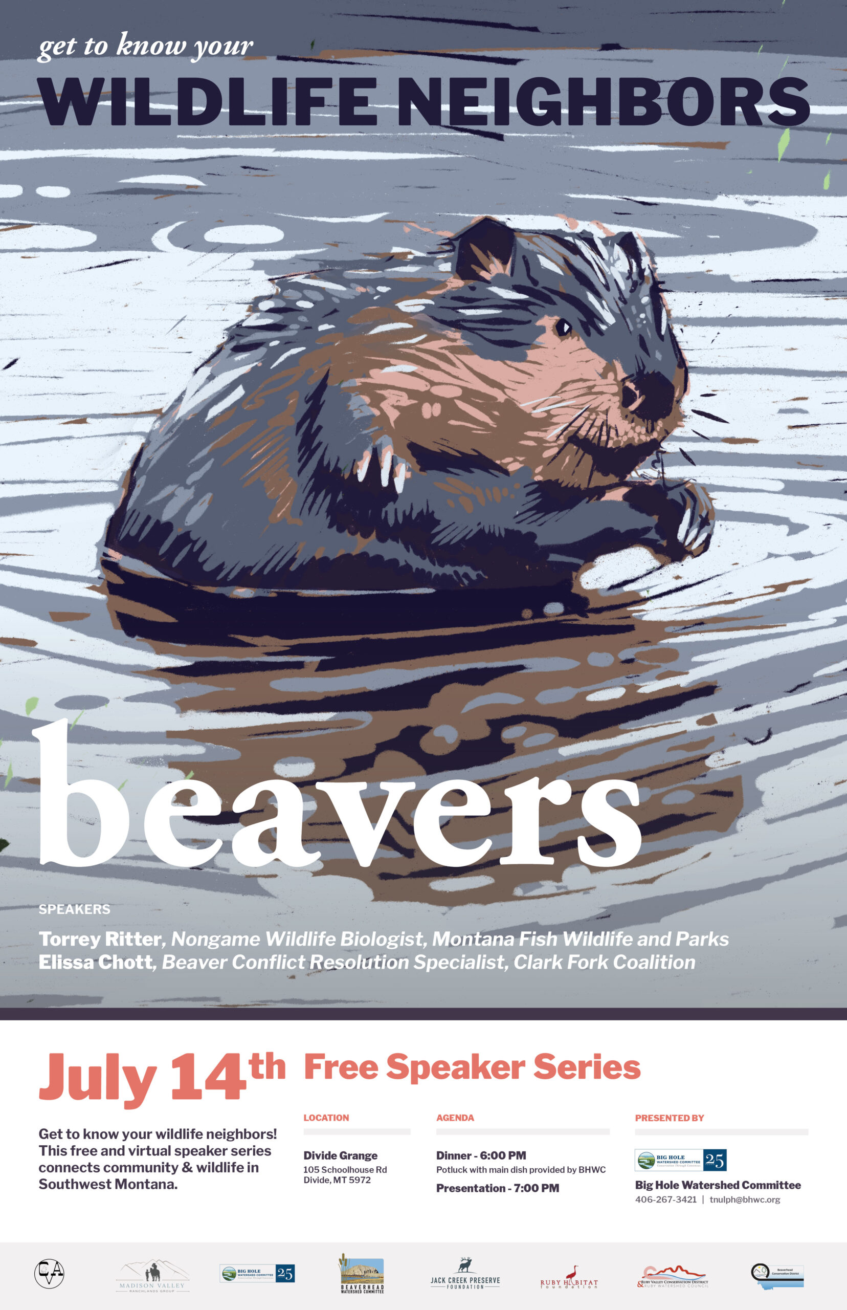 Wildlife Speaker Series Big Hole Watershed Committee